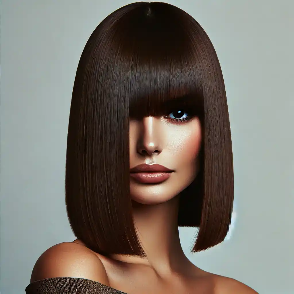 Blunt Cut with Fringe