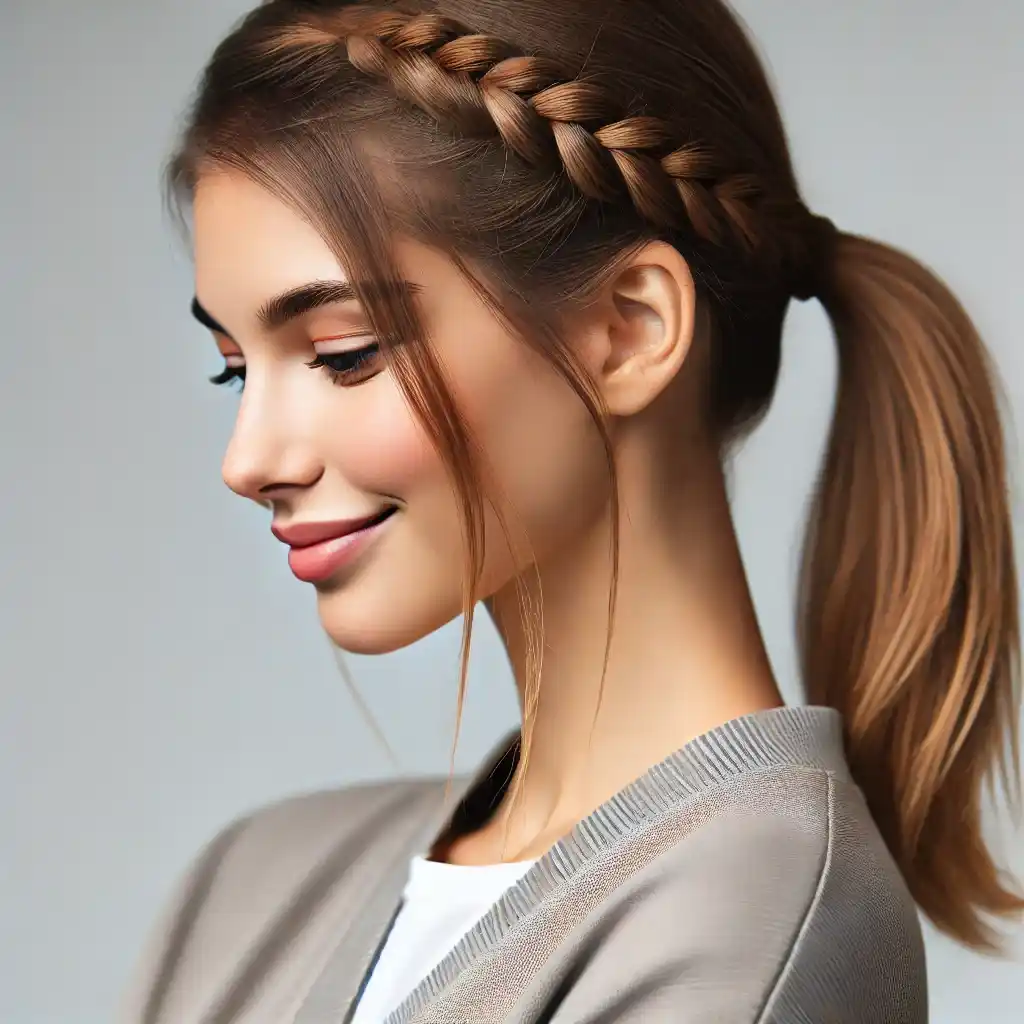 Braided Low Ponytail