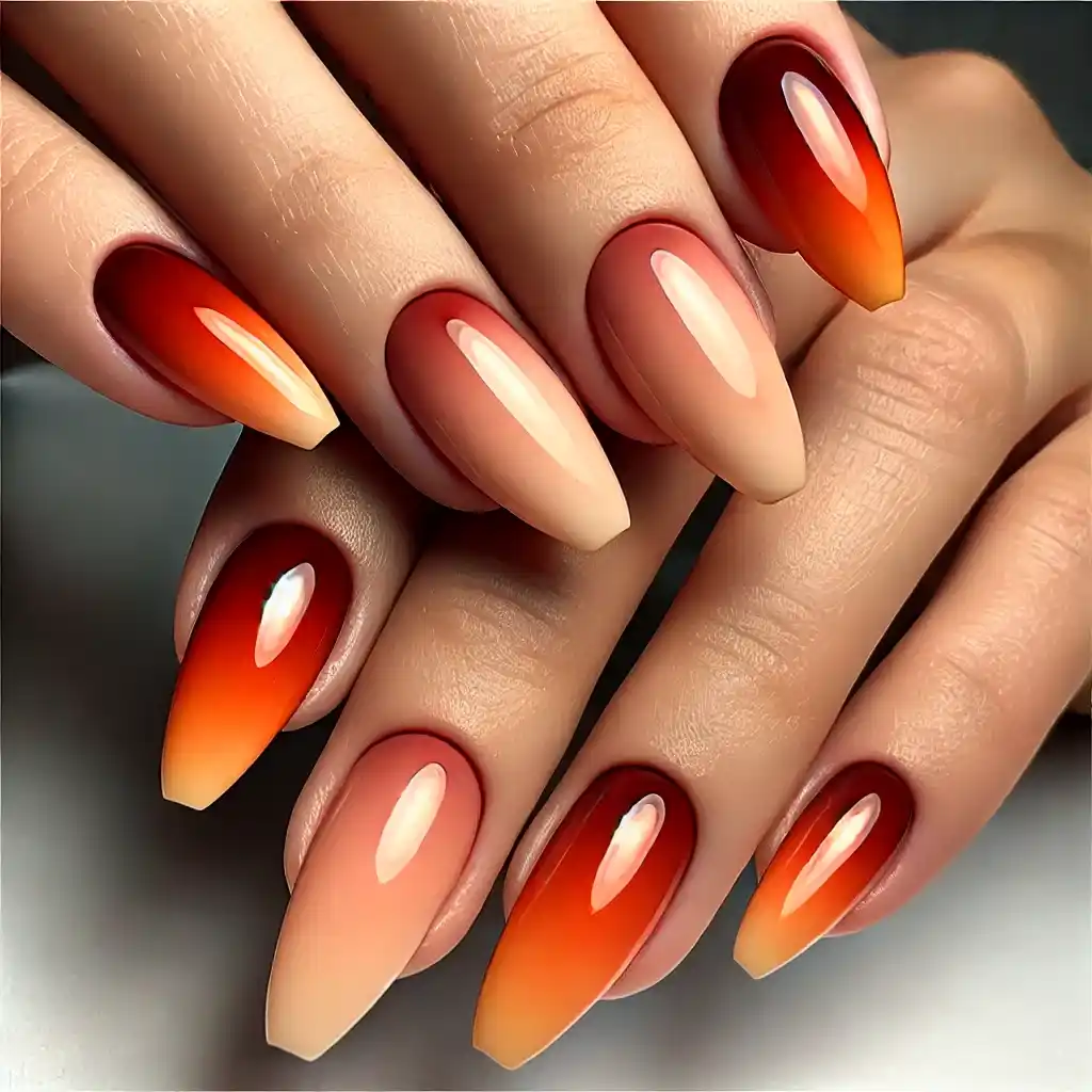 Burnt Orange Ombre