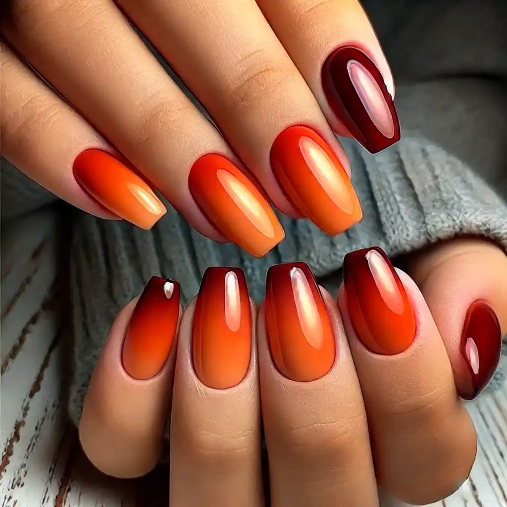 Burnt Orange Ombre