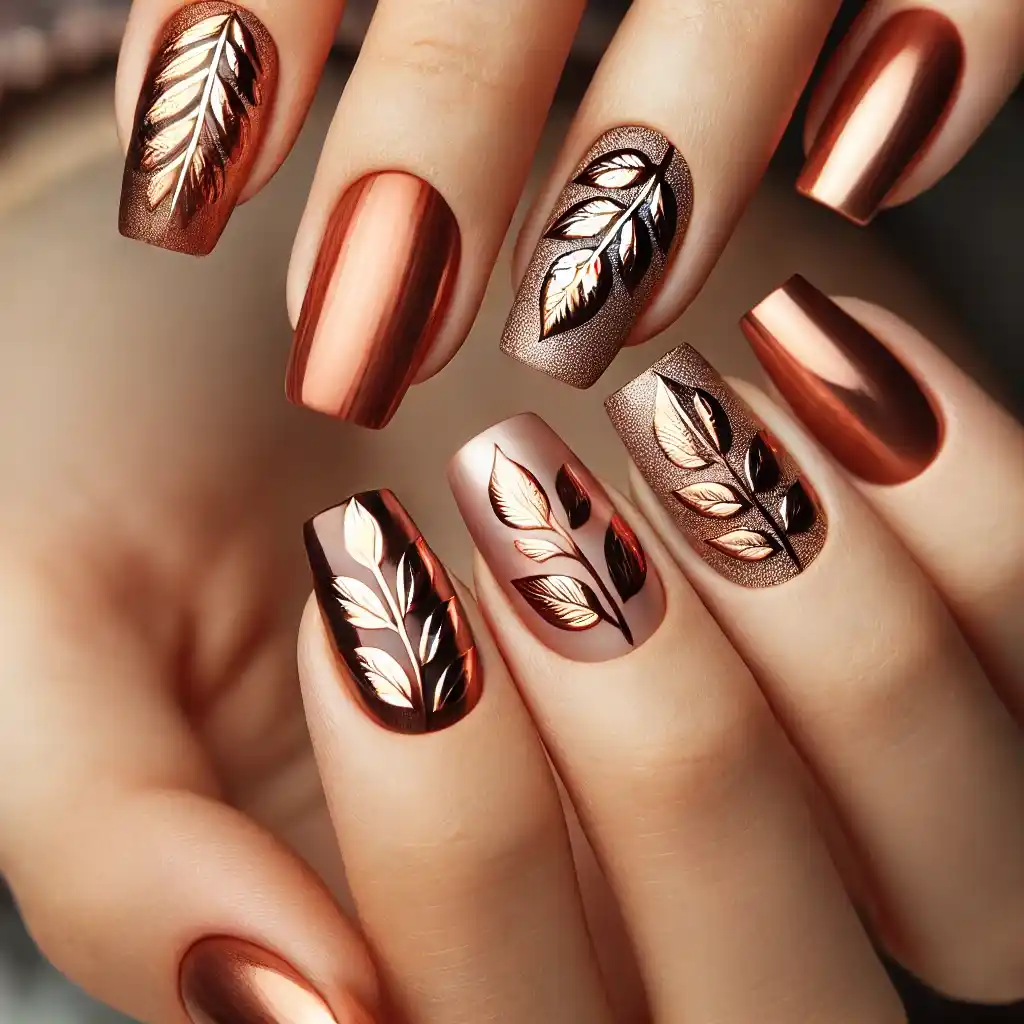 Copper Leaf Elegance