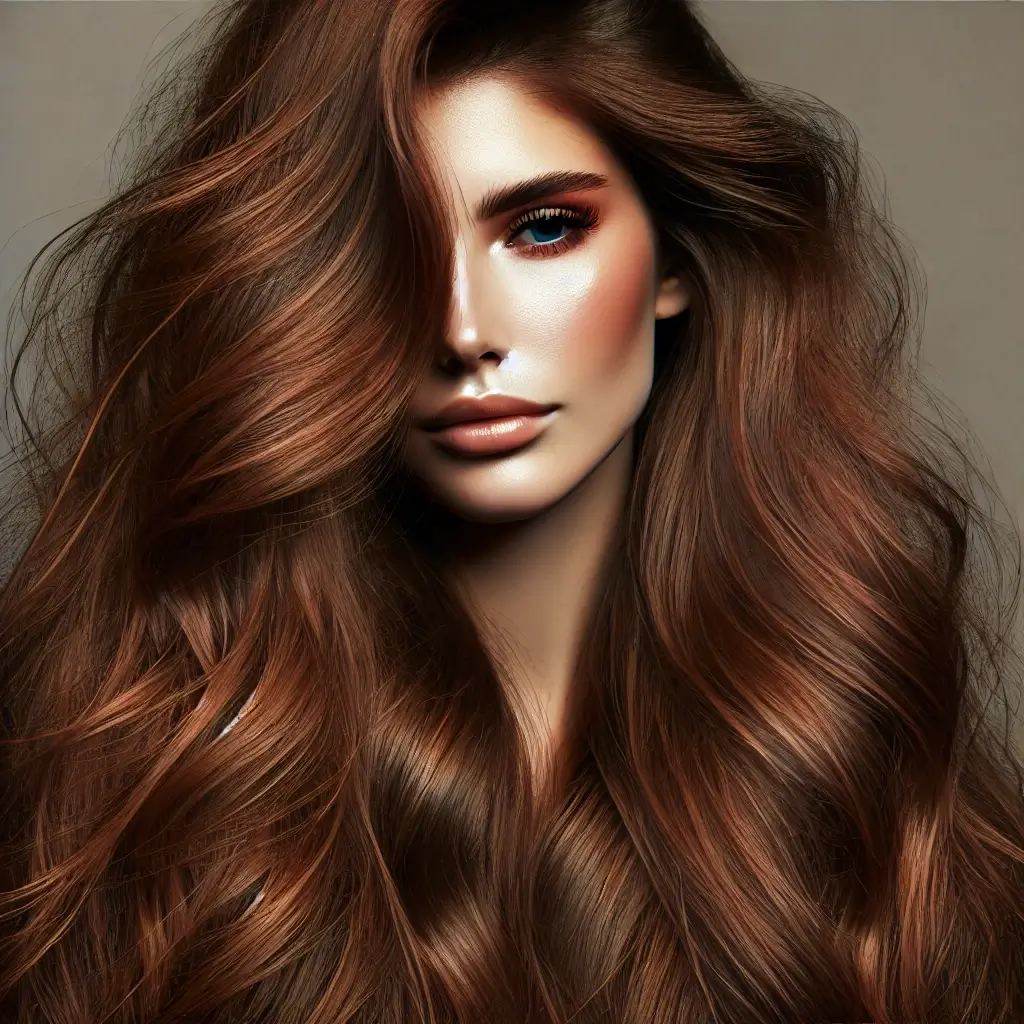 Copper Tones for Thick Brown Tresses