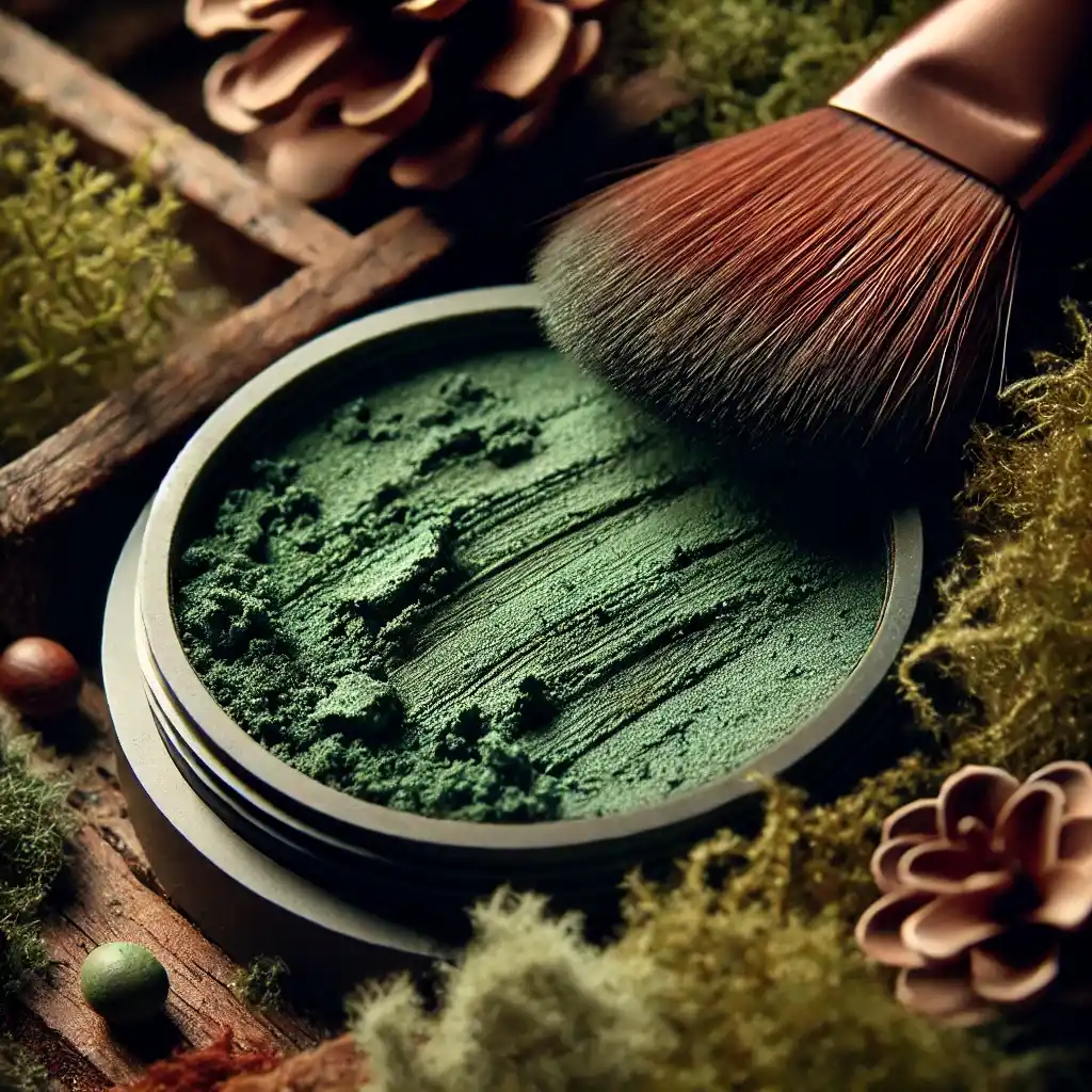 Earthy Green Eyeshadow Prompt