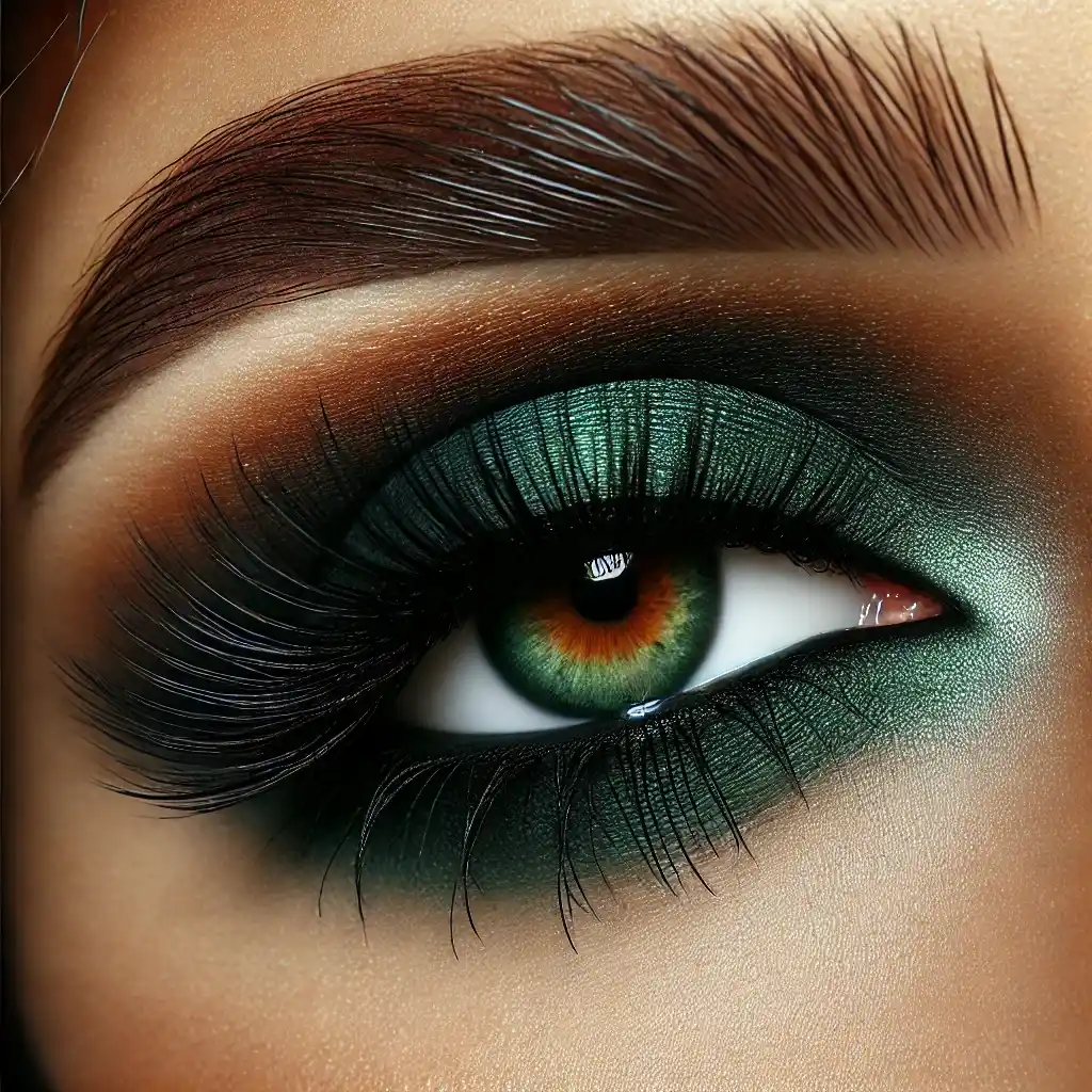 Emerald Green Smokey Eye