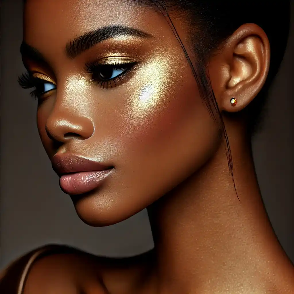 Gold Highlighter Glow