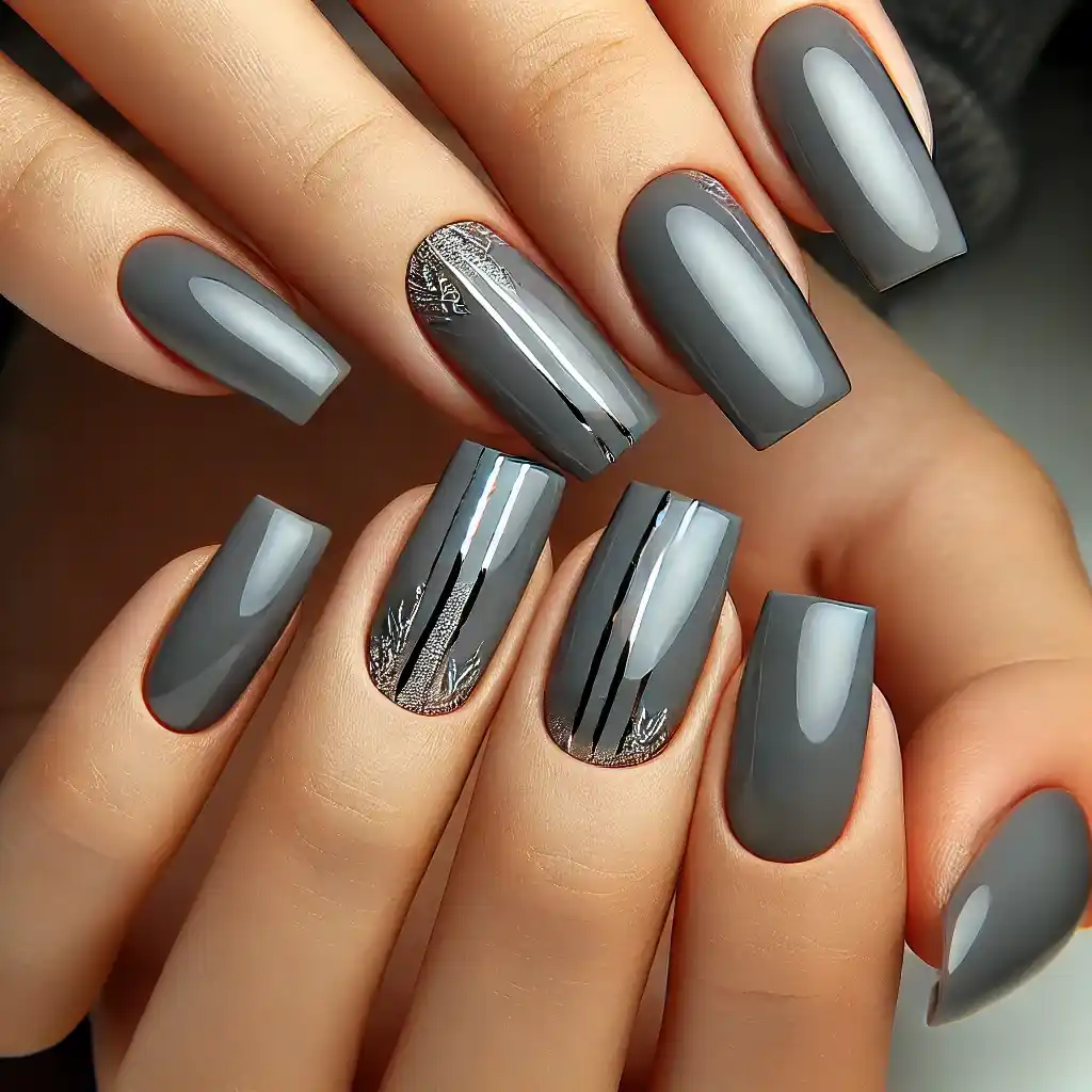 Grey and Silver