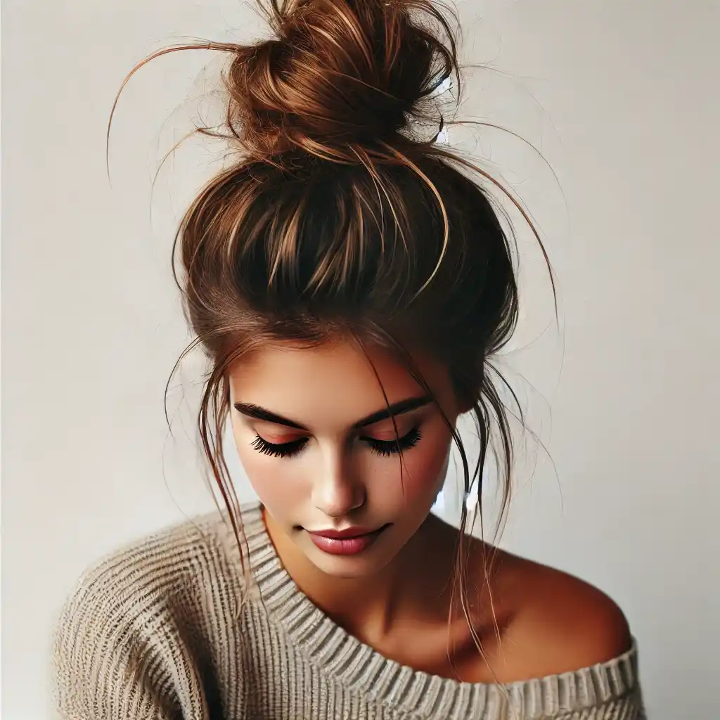 Messy Top Knot