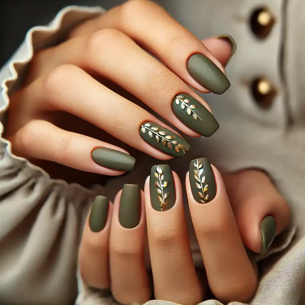 Olive Green Glam