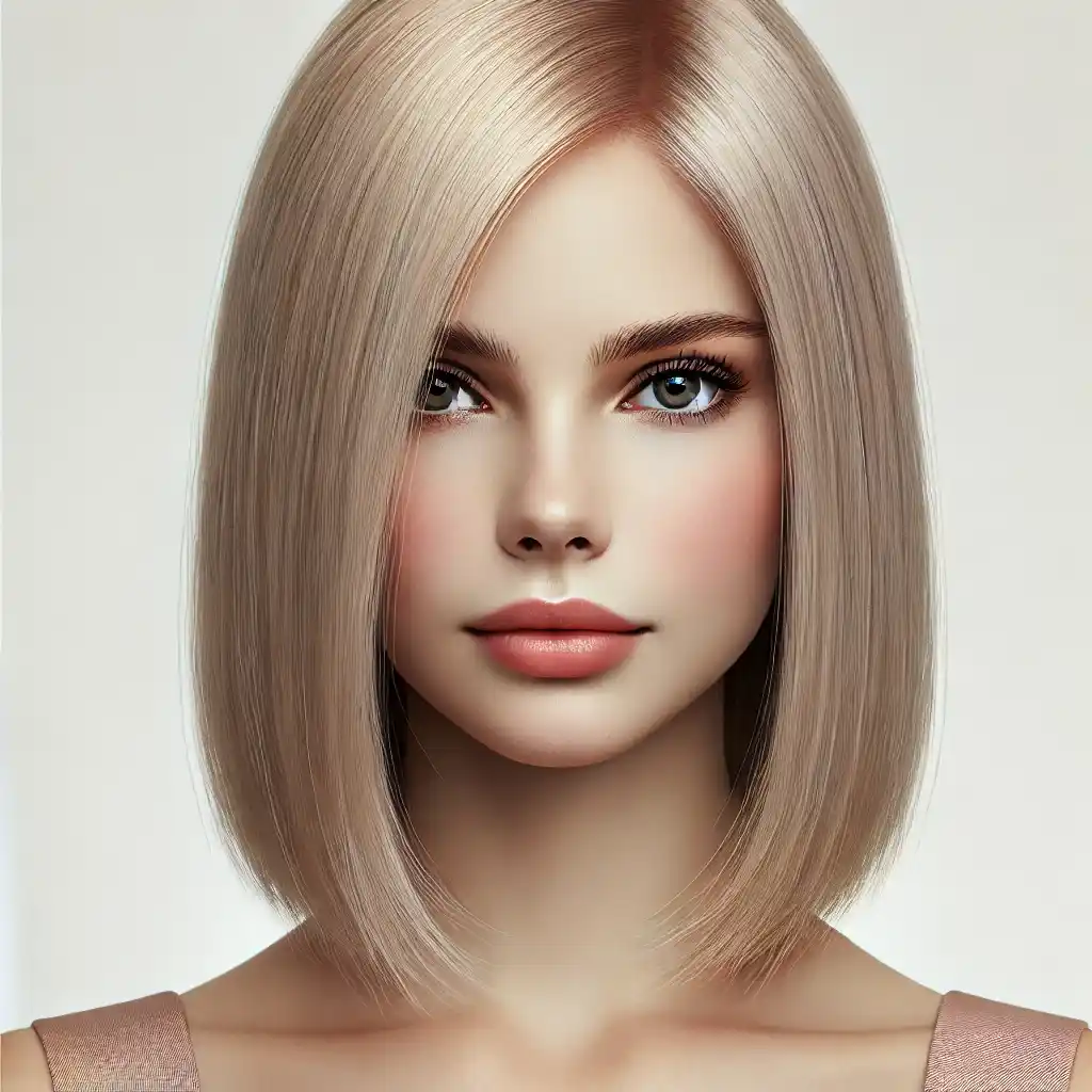 Platinum Blonde with Warm Undertones