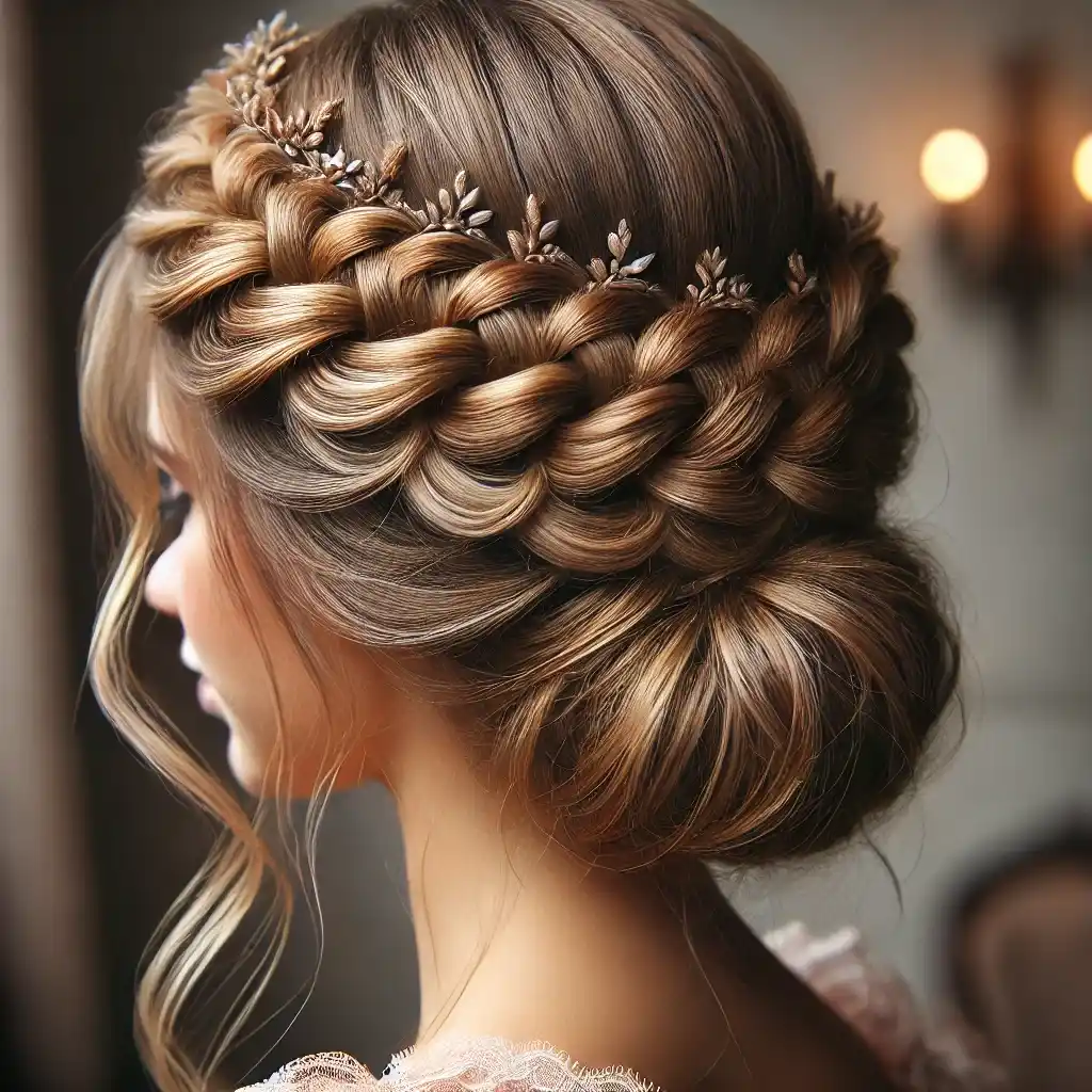 Rustic Braid Crown