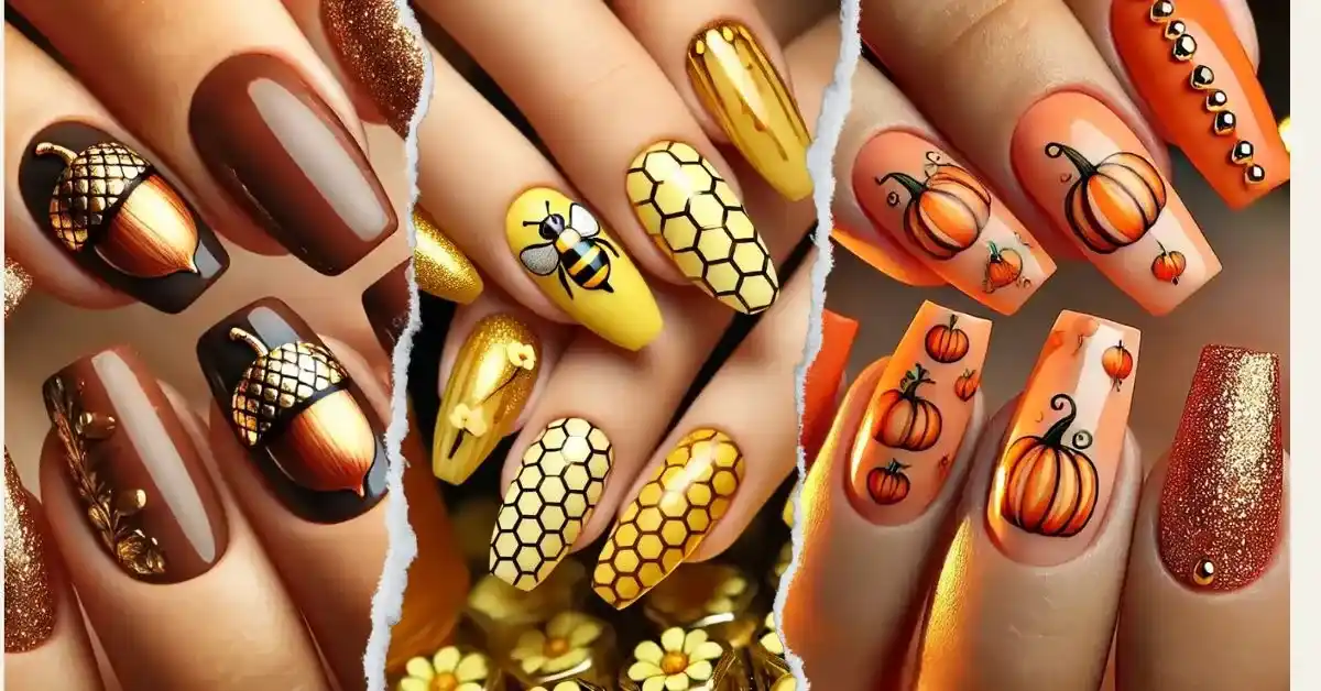 cute fall nail designs