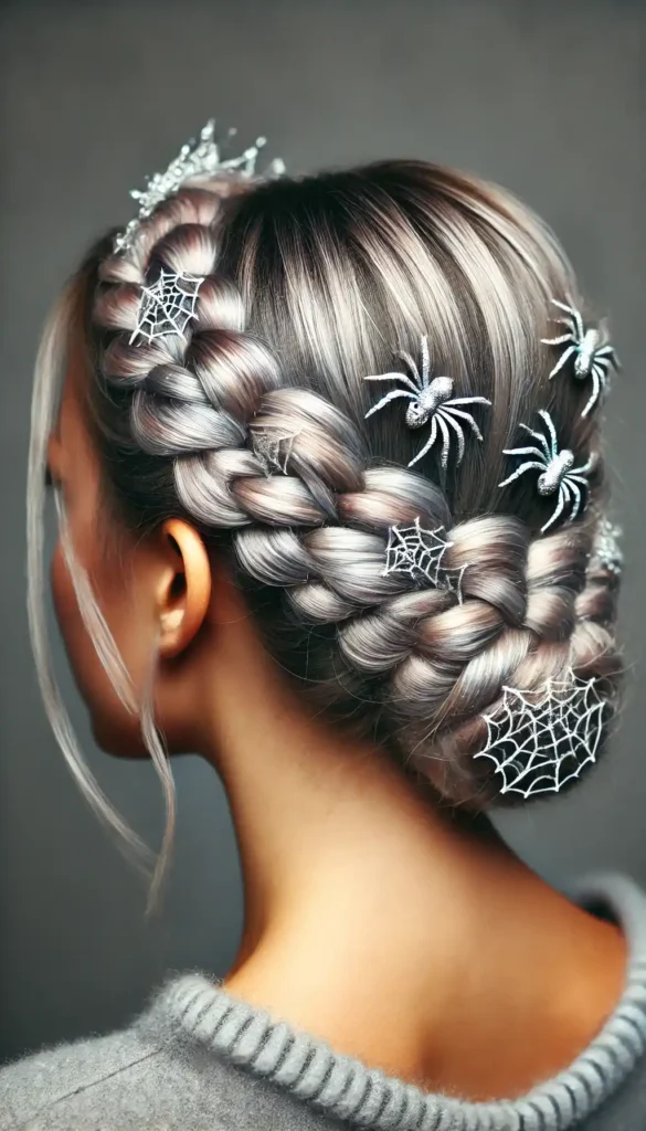  Cobweb Crown Braid