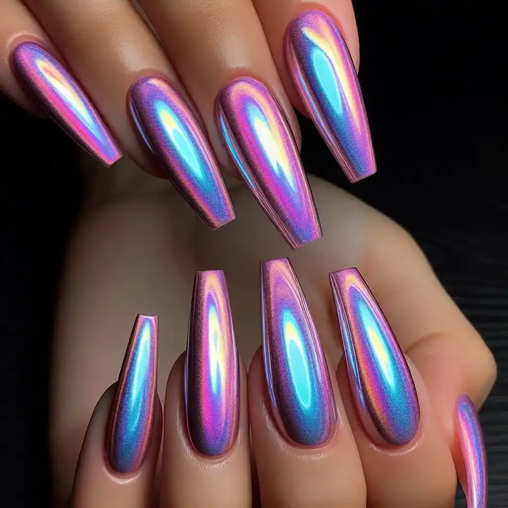 Iridescent Nails