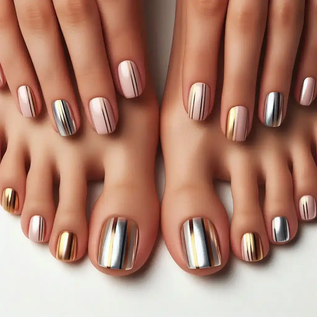 Metallic Stripes