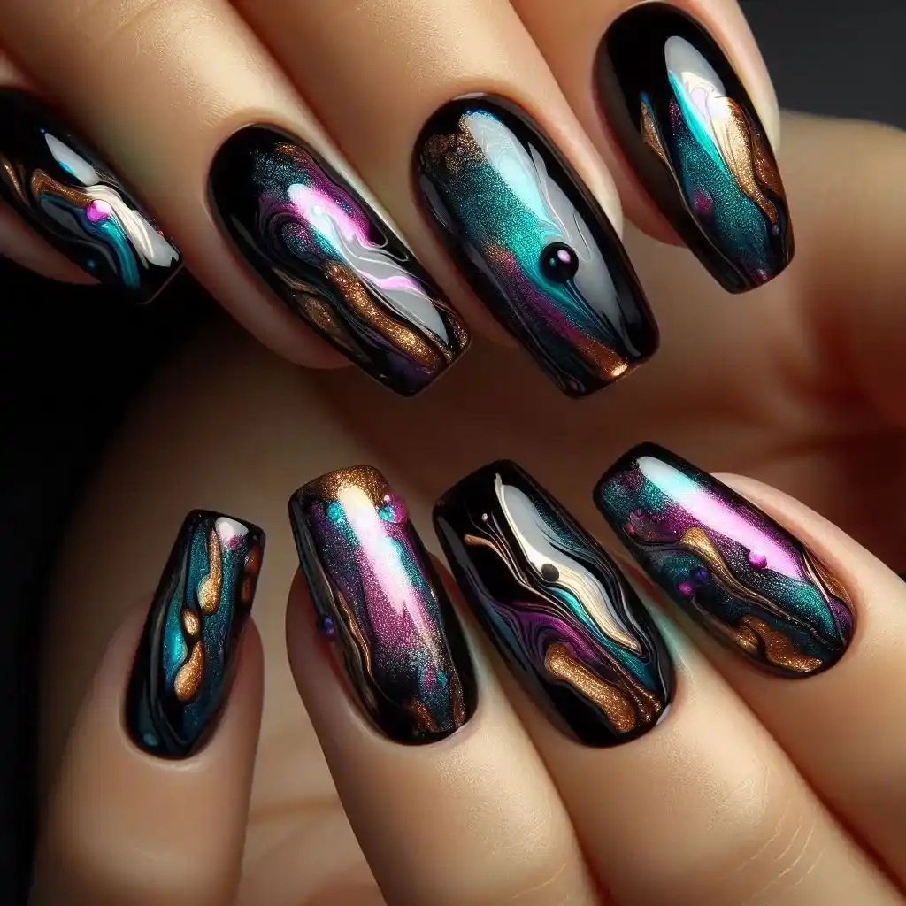 Oil Slick Shine