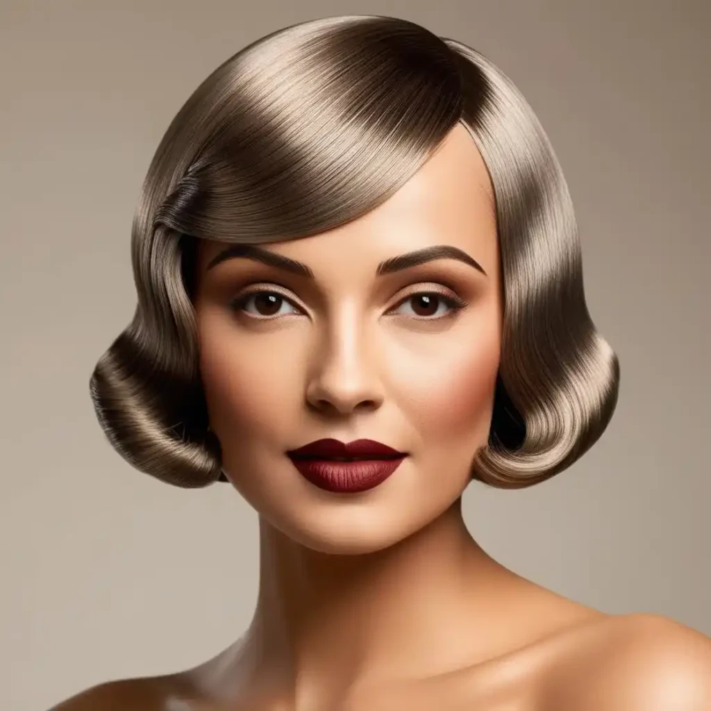 Retro Flapper Waves