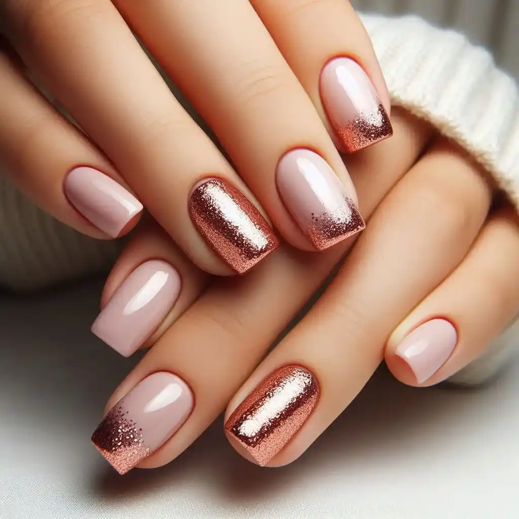 Rose Gold Glitter