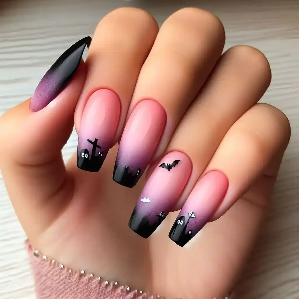 Spooky Pink Ombre