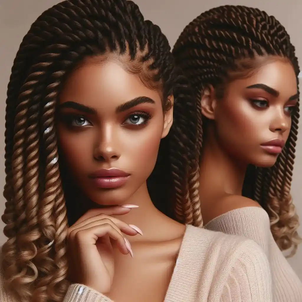 Twists with Side Part