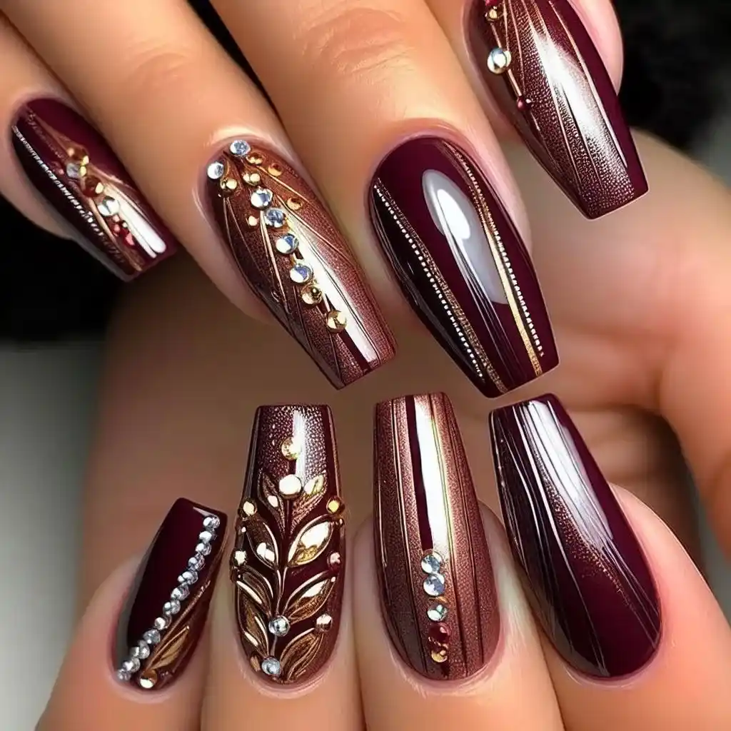 Wild West Glam Western Nail Ideas