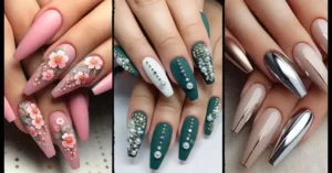 Glam Coffin Nail Designs Perfect for a Night Out