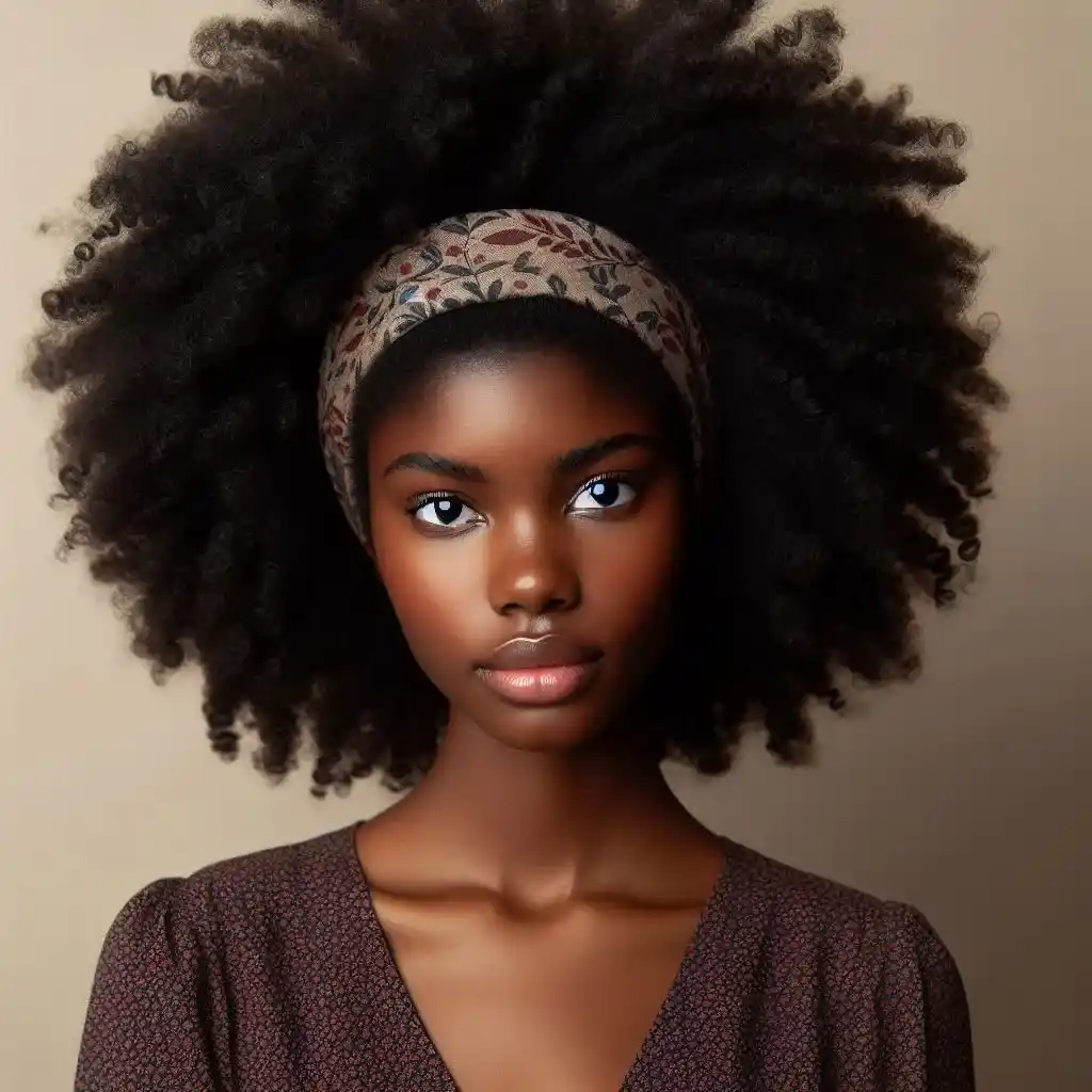 Afro with Headband