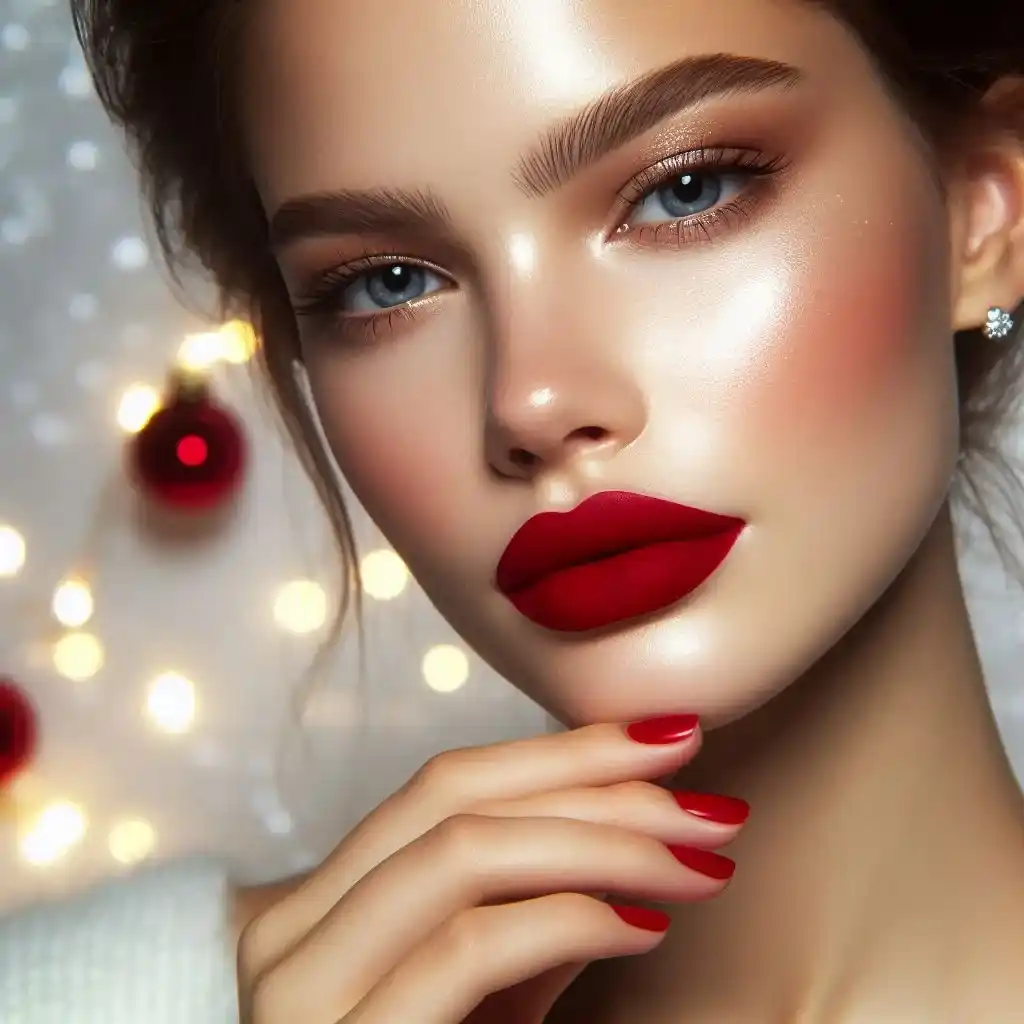 Bold Red Lips