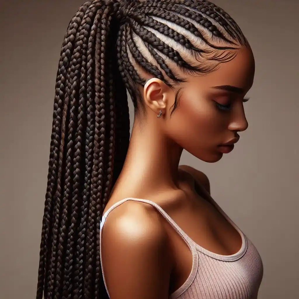 Box Braids Ponytail