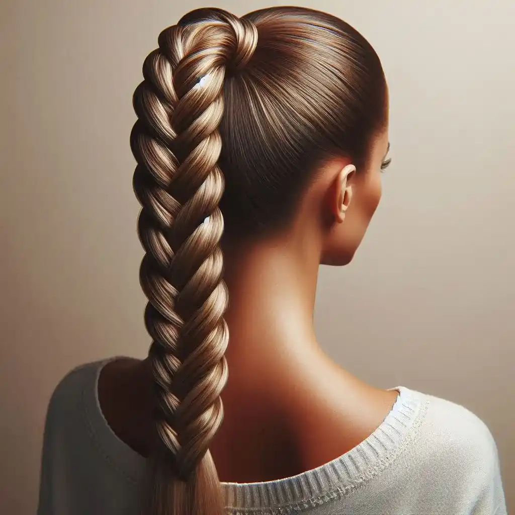 Braided High Ponytail