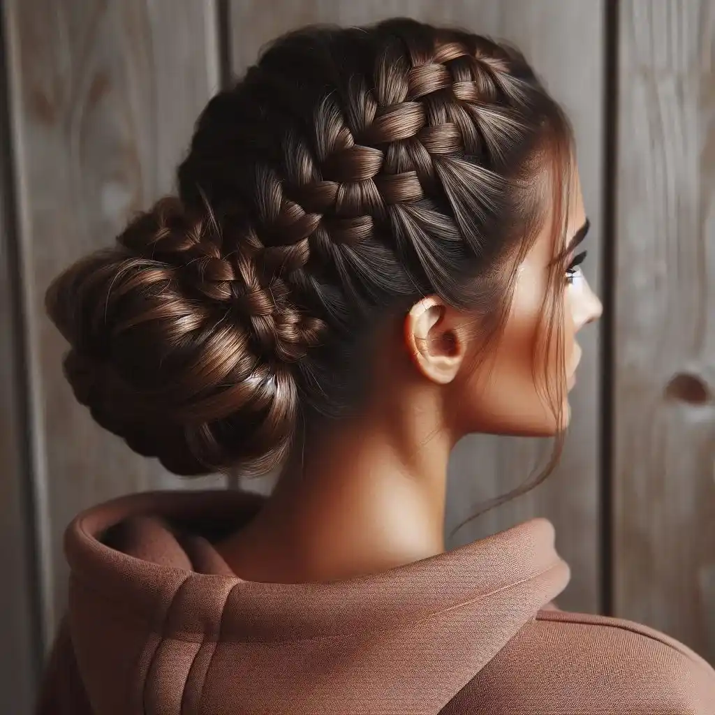 Braided Low Bun