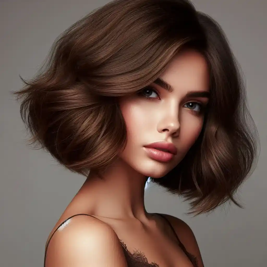 Chin-Length Bob with Volume