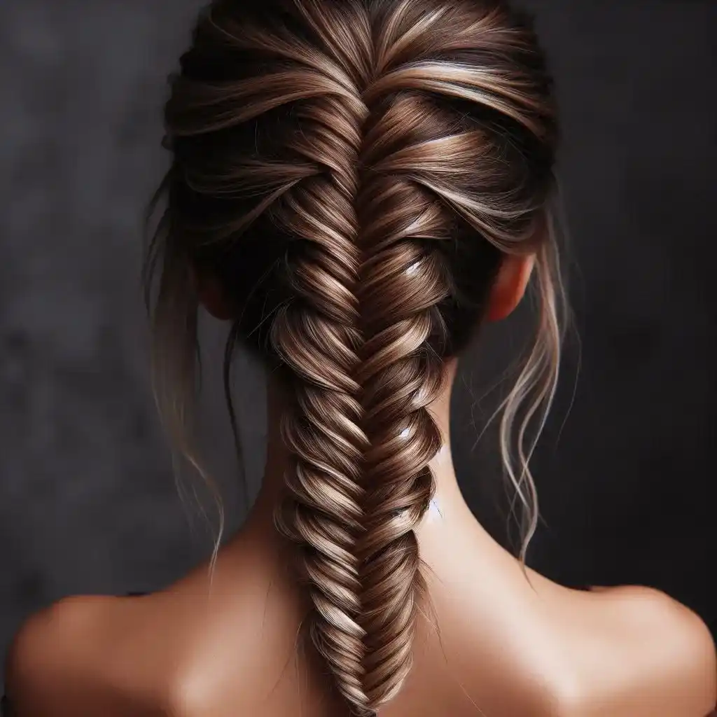 Fishtail Braided Ponytail