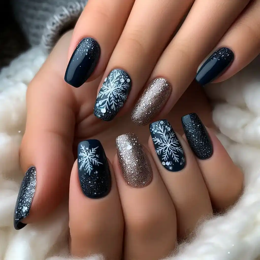 Glistening Snowflakes