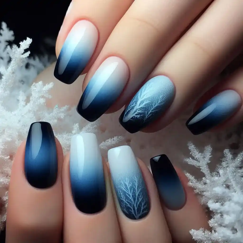 Icy Blue Ombre