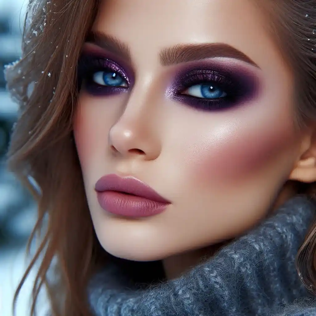 Purple Smokey Eyes