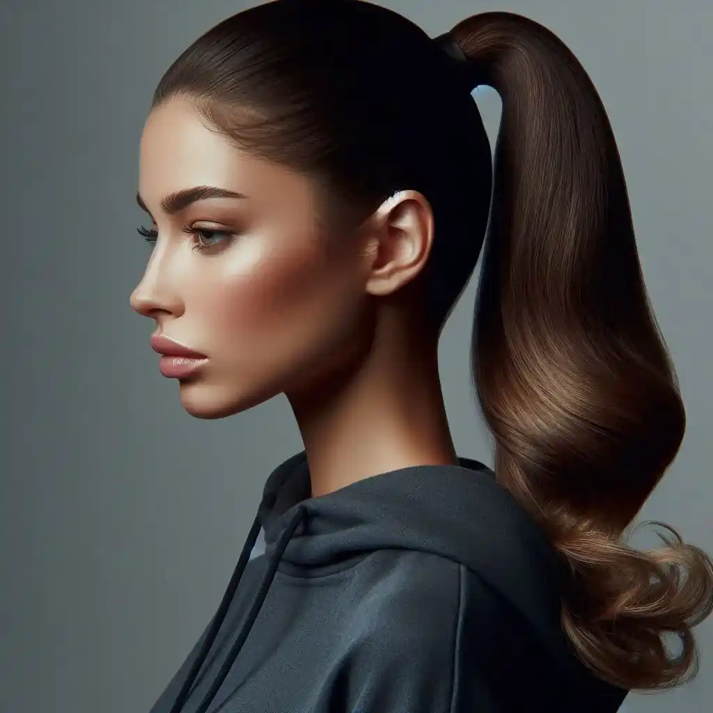 Sleek Low Ponytail