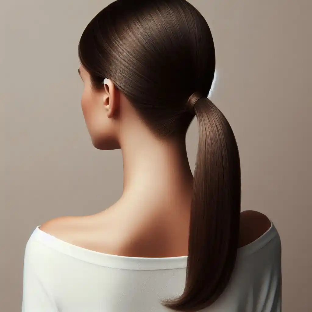 Sleek Low Ponytail