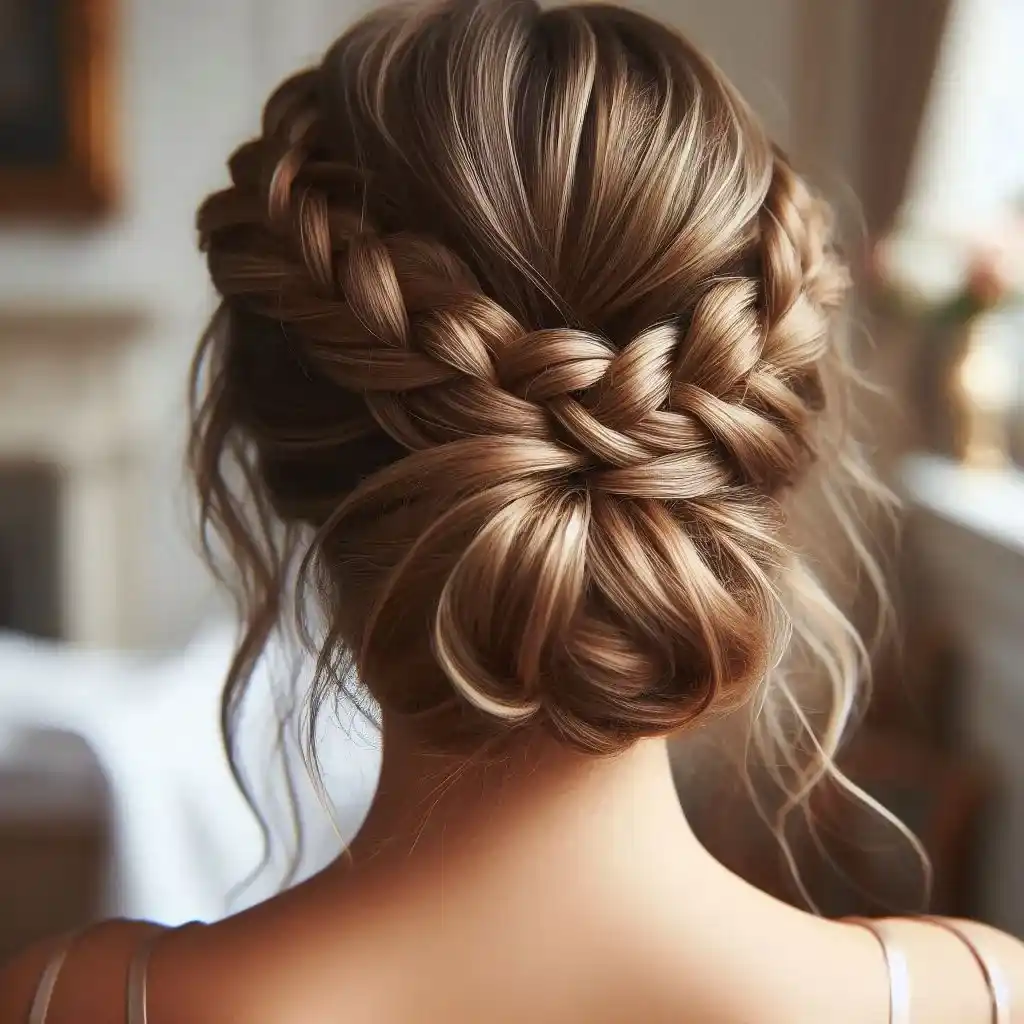 Twisted Crown Braid 