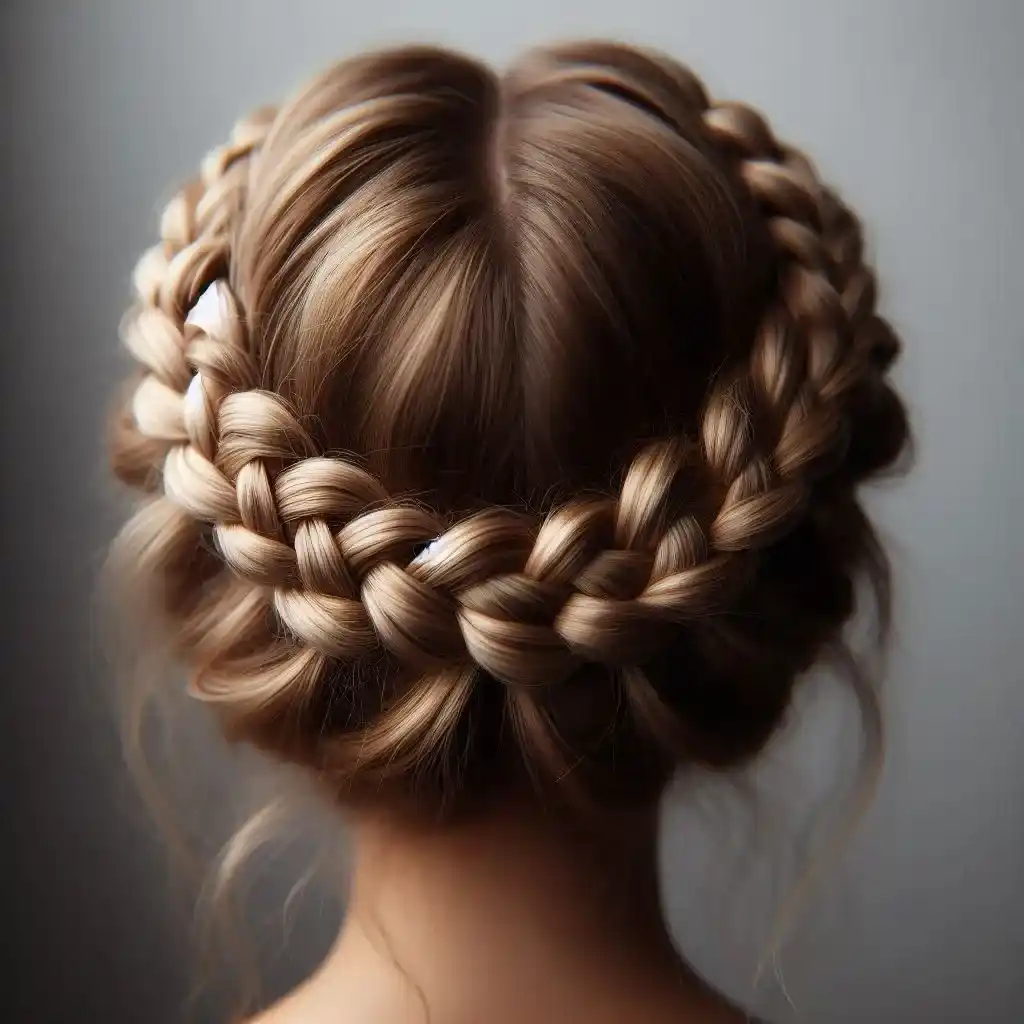 Twisted Halo Braid