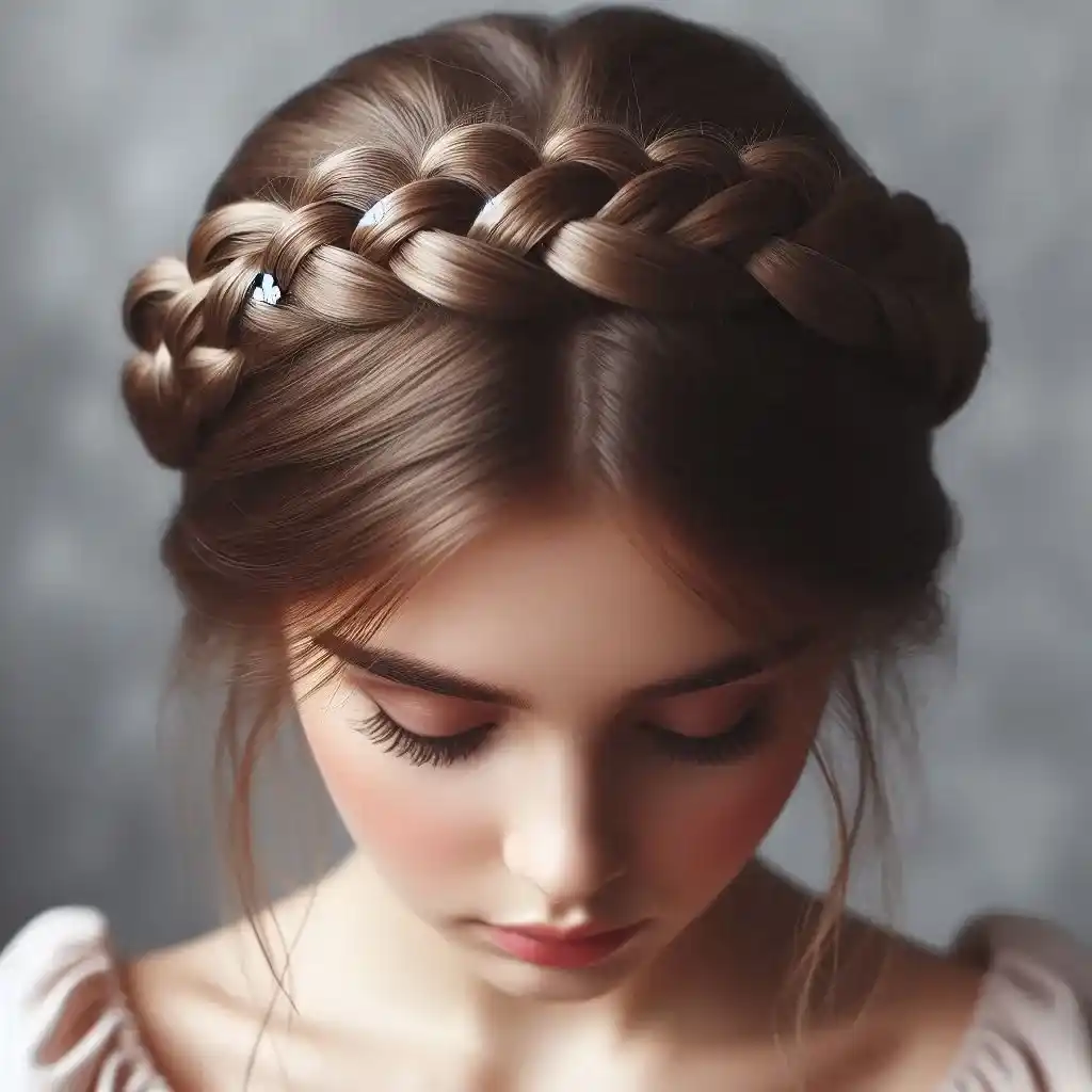 Winter Braided Crown