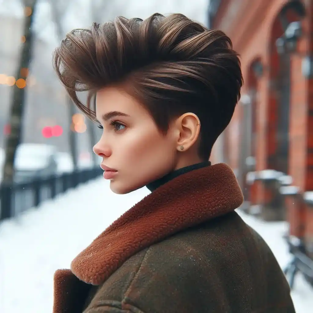 Winter Pompadour