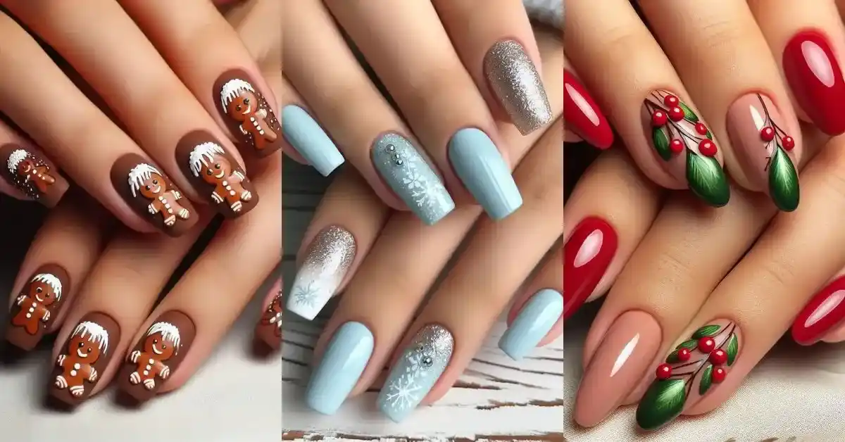 Glamorous December Nails Designs for a Festive Touch