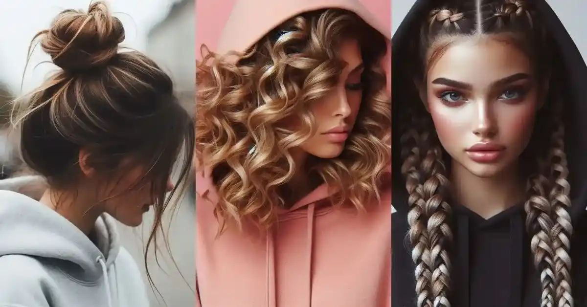 hoodie hairstyles