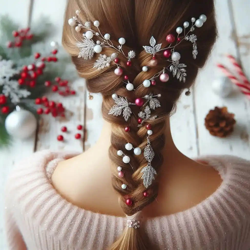 Accessorized Side Braid 