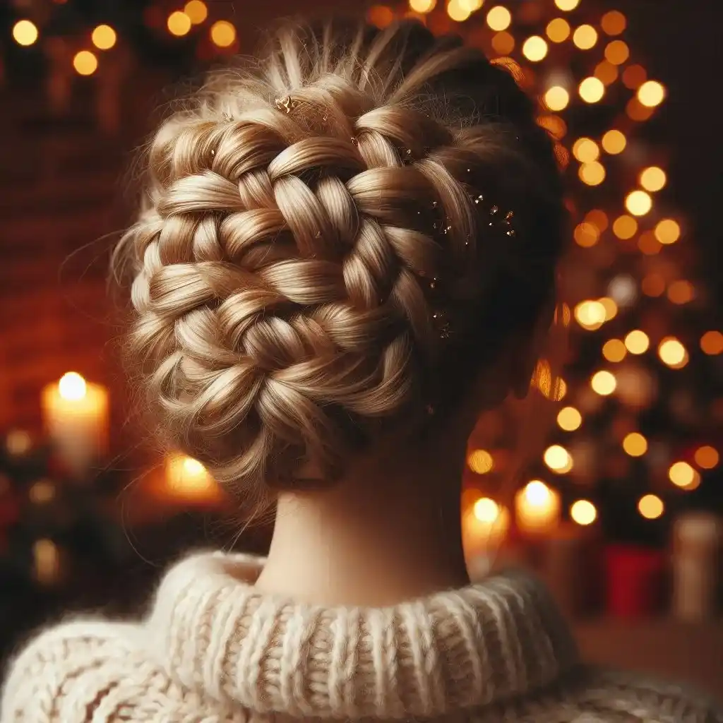 Braided Bun Updo