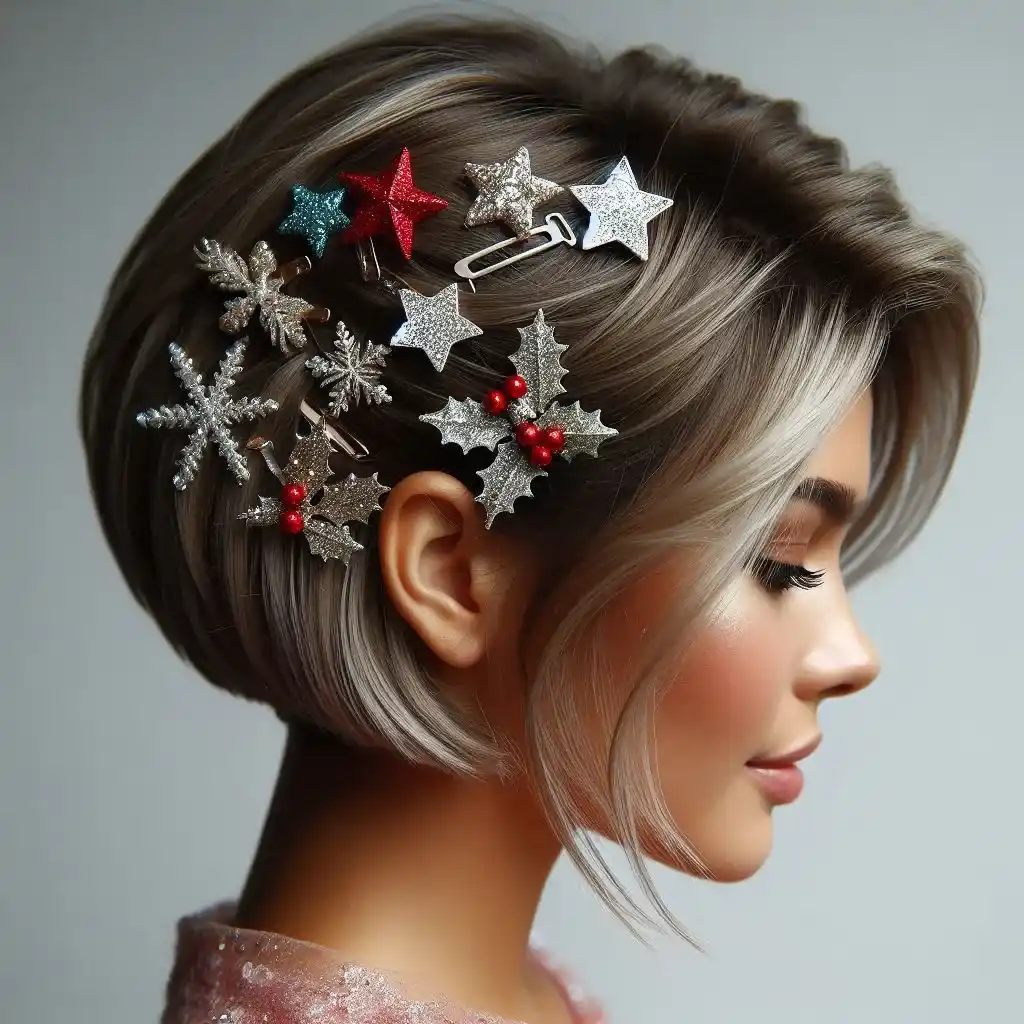 Festive Hair Clips 