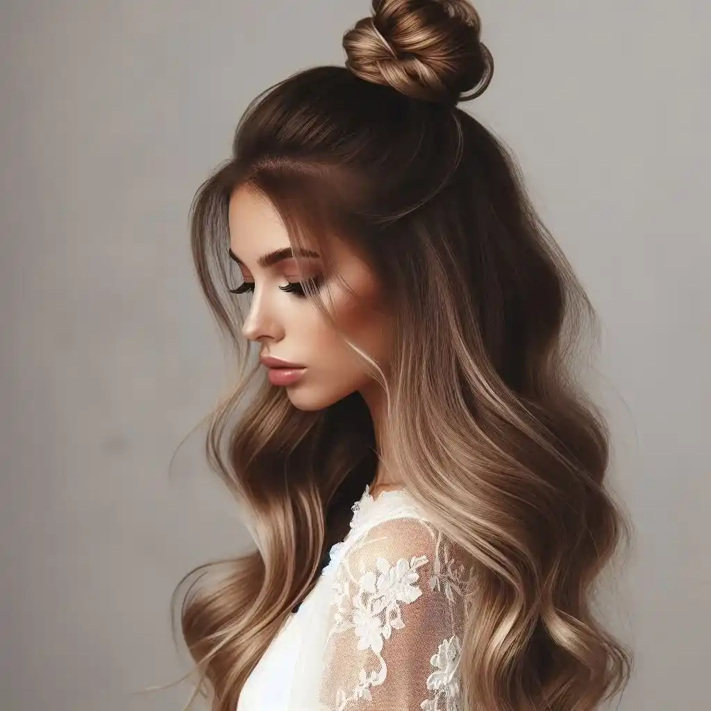 Half-Up Top Knot