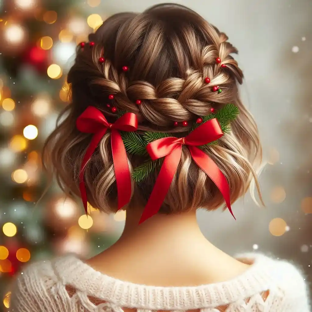 Side Twists with Ribbon 