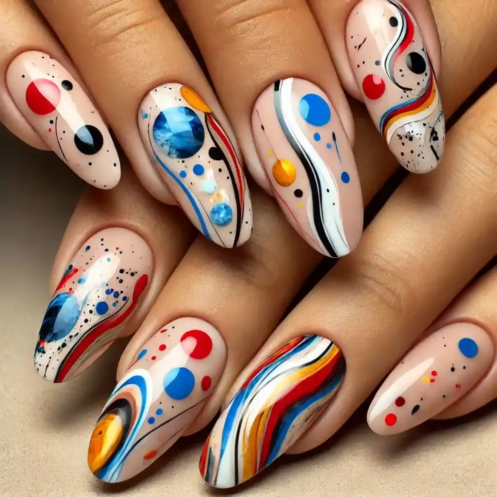 Abstract Nail Art