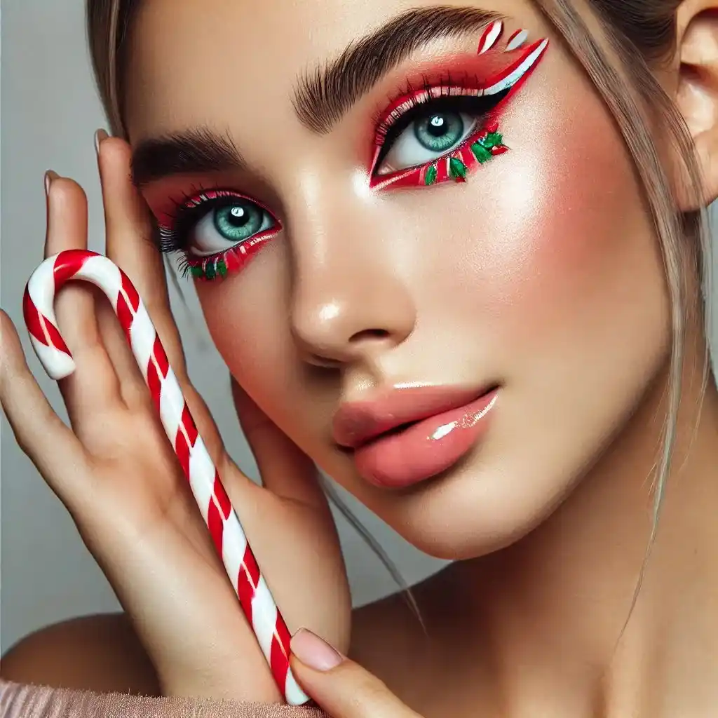 Candy Cane Eyeliner